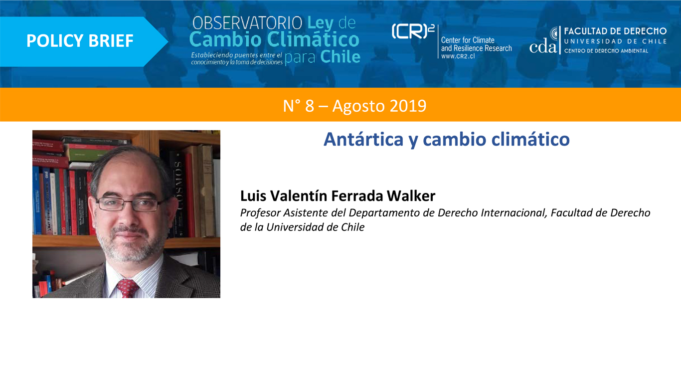Policy brief: Antártica y cambio climático