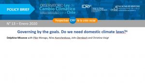 Governing by the goals. Do we need domestic climate laws?