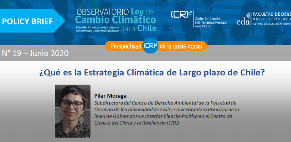 Policy brief | ¿Qué es la Estrategia Climática de Largo plazo de Chile?